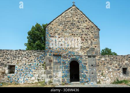 Horizons arts et natures dans Sancy 2025. 'Fleur de lave' de Alix Perrin , Puy de Dôme, Auvergne Rhône, France Banque D'Images