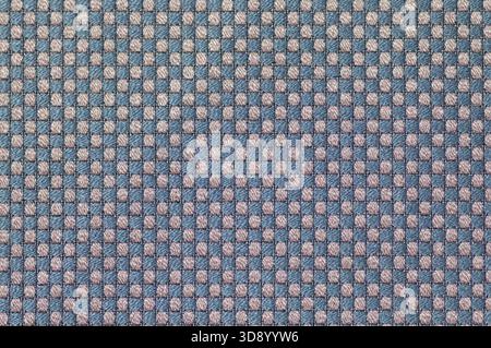 Gros plan à carreaux motif de tissu de tapis en laine tissée Banque D'Images