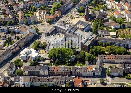 Marien-Hospital Witten avec Ardey Hotel Witten, Kolping Forum Witten gGmbH, Witten, région de la Ruhr, Rhénanie du Nord-Westphalie, Allemagne, DE, Europe, aérien v Banque D'Images