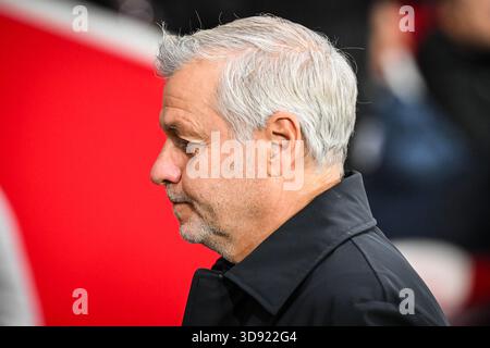 Bruno GENESIO de Lille lors de l'UEFA Europa League, phase de Ligue, match de football MD3 entre le LOSC Lille et le PAOK FC le 23 octobre 2025 au stade Pierre Mauroy de Villeneuve-d'Ascq près de Lille - photo Matthieu Mirville / DPPI Banque D'Images