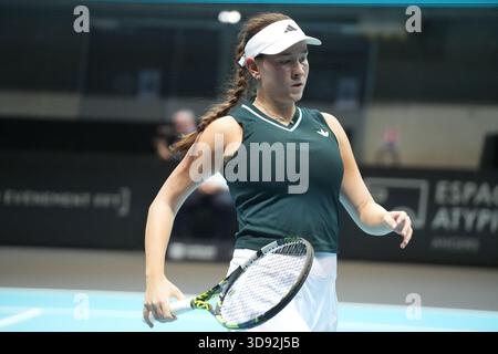 Trelaze, Bretagne, France. 2 décembre 2025. Dominika Salkova de CZE lors de l'Open d' Angers Women 2025, 02 décembre 2025 à Trelaze, France- photo Laurent Lairys (crédit image : © Laurent Lairys/ZUMA Press Wire) USAGE ÉDITORIAL SEULEMENT ! Non destiné à UN USAGE commercial ! Banque D'Images