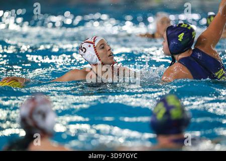 Roma, Italie. 03 décembre 2025. Chiara Ranalli (SIS Roma) pendant SIS Roma vs Rapallo Pallanuoto, Waterpolo Italian Serie A1 Women match à Roma, Italie, 03 décembre 2025 crédit : Agence photo indépendante/Alamy Live News Banque D'Images