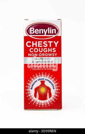 Benylin Chesty toux non somnolent. Banque D'Images