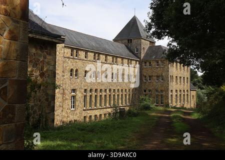 Abbaye de Saint-Guénolé, village de Landévennec, département de Finistère, Bretagne, France Banque D'Images