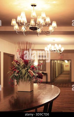 Dans immeuble moderne Hall Banque D'Images