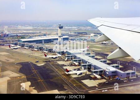 NEW YORK, NY, USA - 20 MAI 2013 : l'aéroport Kennedy. New York JFK Airport à New York air 20 mai 2013, Usa Banque D'Images