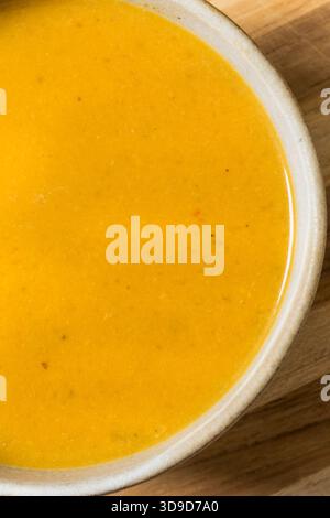 Soupe de courge au beurre maison douce pour les fêtes Banque D'Images