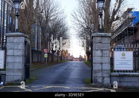 Entrée militaire de la caserne Cathal Brugha dublin, république d'irlande Banque D'Images