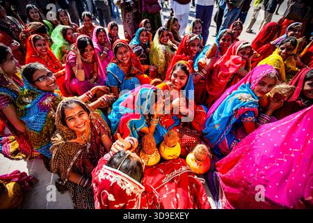 FESTIVAL DE CHAMEAU à Bikaner, Rajasthan, INDE Banque D'Images