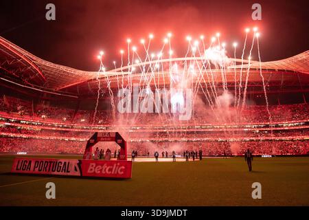 Lisbonne, Portugal. 05th Dec, 2025. 05 décembre 2025. Lisbonne, Portugal. Stade Benfica avant le début du match de la Journée 13 de Liga Portugal Betclic, SL Benfica vs Sporting CP crédit : Alexandre de Sousa/Alamy Live News Banque D'Images