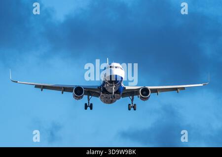 Avion de ligne Heathrow Banque D'Images