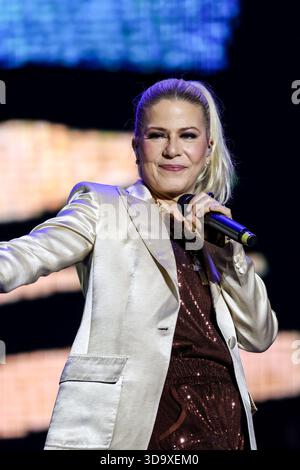 Curitiba, Brésil. 07 décembre 2025. PR - CURITIBA - 06/12/2025 - CURITIBA, PRIME ROCK BRASIL - Paula Toller lors d'une performance au Prime Rock Brasil à Pedreira Paulo Leminski, à Curitiba, ce samedi (06). Photo : Robson Mafra/AGIF (photo de Robson Mafra/AGIF/SIPA USA) crédit : Sipa USA/Alamy Live News Banque D'Images