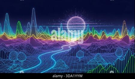 Le Glitch dans la matrice Illustration de Vecteur