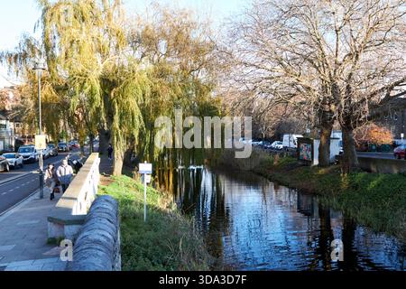 écluse c7 sur le grand canal à rathmines road dublin, république d'irlande Banque D'Images
