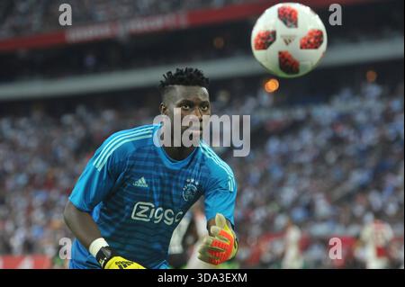 Amsterdam pays-Bas 25 juillet 2018 Ligue des Champions Ajax Amsterdam vs Sturm Graz 24- Andre Onana - Ajax. Banque D'Images