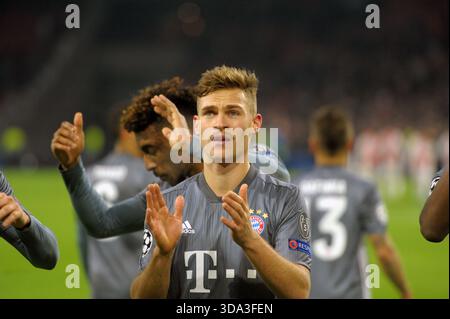 Amsterdam pays-Bas 12 décembre 2018 Ligue des Champions Ajax vs Bayern Munchen. Joshua Kimmich - Bayern Banque D'Images