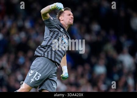 Madrid, Espagne. 07 décembre 2025. Lors de la Liga EA Sports match entre le Real Madrid CF et le RC Celta a joué au stade Santiago Bernabeu le 07 décembre 2025 à Madrid. (Photo de Cesar Cebolla/PRESSIN) crédit : AGENCE SPORTIVE PRESSINPHOTO/Alamy Live News Banque D'Images