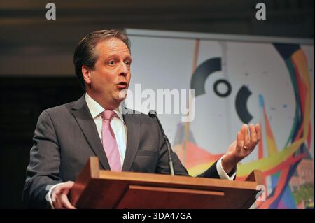 Amsterdam pays-Bas 3 février 2017 COC verkiezingsdebat, COC débat électoral avec les politiciens à l'approche de l'élection générale du 15 mars Banque D'Images