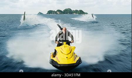The Meg 2 : The Trench (2023)JASON STATHAM dans le rôle de Jonas *Filmstill - usage éditorial seulement* Voir instructions spéciales. CAP/TFS image fournie par Capital Pictur Banque D'Images