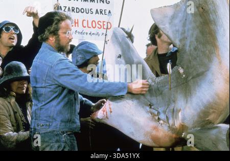JAWS (1975)Richard Dreyfuss *Filmstill - usage éditorial seulement* Voir instructions spéciales. CAP/TFS image fournie par Capital Pictures Banque D'Images