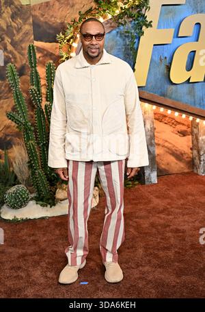 Los Angeles, États-Unis. 08 décembre 2025. Dorian Missick arrive à la première saison de « Fallout » d'Amazon Prime Video à l'Academy Museum of Motion Pictures le 8 décembre 2025 à Los Angeles, CA. © Starbuck/AFF-USA.COM crédit : AFF/Alamy Live News Banque D'Images