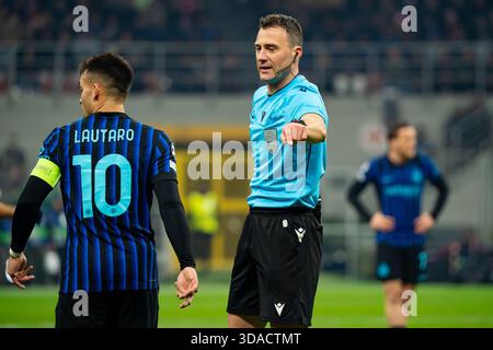 Milan, Italie. 09th Dec, 2025. Felix Zwayer (arbitre) lors de l'Inter - FC Internazionale vs Liverpool FC, match de football de l'UEFA Champions League à Milan, Italie, 09 décembre 2025 crédit : Agence photo indépendante/Alamy Live News Banque D'Images