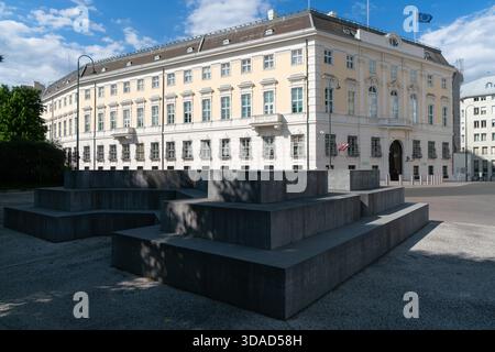 Mémorial pour les victimes de la justice militaire nazie à Vienne, Autriche Banque D'Images