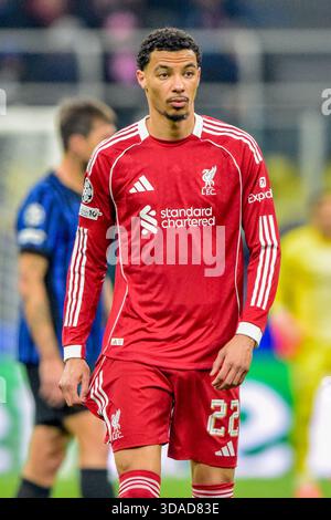 Hugo Ekitike de Liverpool lors de l'Inter - FC Internazionale vs Liverpool FC, match de football de l'UEFA Champions League à Milan, Italie, 09 décembre 2025 Banque D'Images