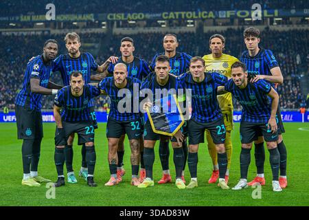 Les joueurs de l'Inter pendant Inter - FC Internazionale vs Liverpool FC, match de football de l'UEFA Champions League à Milan, Italie, 09 décembre 2025 Banque D'Images