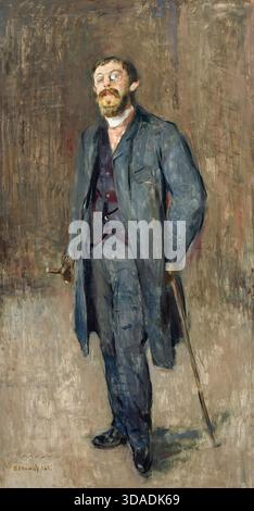 Edvard Munch - le peintre Karl Jensen-Hjell Banque D'Images