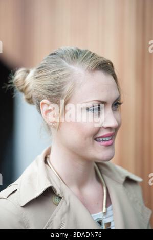 London UK 18 mai 2015 RHS Chelsea Flower Show appuyez sur Jour. Franziska Becker Camilla Banque D'Images