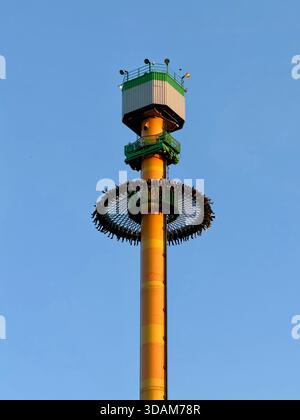 Drop Tower au King's Dominion à Doswell, va USA Banque D'Images
