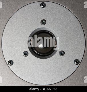 Close-up d'un haut-parleur Banque D'Images