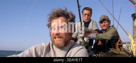 JAWS (1975)Richard Dreyfuss, Roy Scheider, Robert Shaw *Filmstill - usage éditorial seulement* Voir instructions spéciales. Image CAP/TFS fournie par Capital Banque D'Images