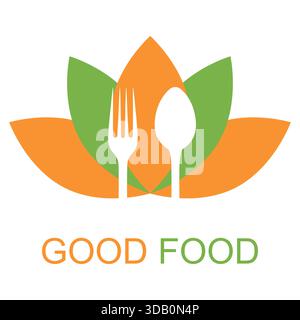 Concept d'illustration de la saine alimentation et de la planification de l'alimentation sur un fond blanc Illustration de Vecteur