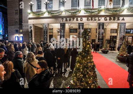 Rome, Italie. 13 décembre 2025. **PAS DE WEB ET DE JOURNAUX SEULEMENT POUR L'ITALIE** concert de Noël de l'Opéra. Crédit : Agence photo indépendante/Alamy Live News Banque D'Images