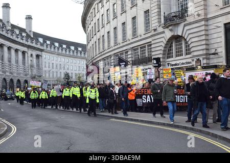 DITES NON À L'identité NUMÉRIQUE - manifestation à Londres - 13 décembre 2025 Banque D'Images