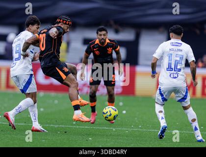 São Paulo, Brésil. 14 décembre 2025. Football Football - Coupe Brésil 2025 - Corinthians vs Cruzeiro - demi-finales de la Coupe, tenue au Neo Química Arena Stadi Banque D'Images