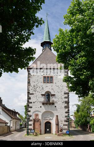 Radbrunnenturm, Breisach am Rhein, Bade-Württemberg, Allemagne Banque D'Images