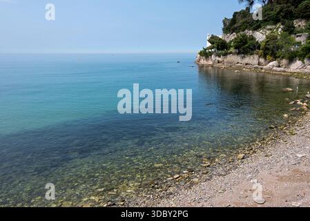 Château de Miramar, Trieste, Italie Banque D'Images
