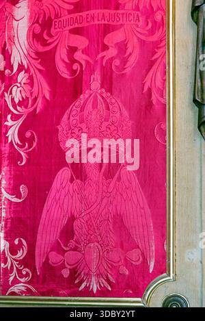 Détails intérieurs. Château Miramar, Trieste, Italie Banque D'Images