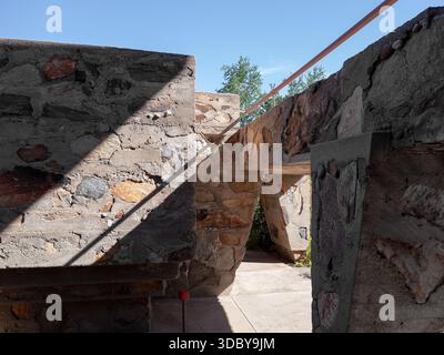 Taliesin West, emplacement : Scottsdale AZ, architecte : Frank Lloyd Wright Banque D'Images