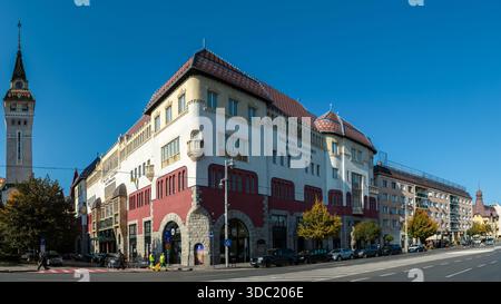 Targu Mures Cultural Palace Tour Hôtel de ville Roumanie Banque D'Images