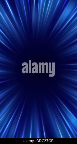 Fond VR de réalité virtuelle avec effet zoom. Illustration des effets brillants des lignes de propagation pour les enseignes de commerce électronique shopping au détail. Illustration de Vecteur