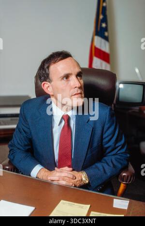 Rudolph Giuliani en 1984 comme jeune DA. Ancien maire de New York et avocat de Donald Trump. Photographie de Bernard Gotfryd. Banque D'Images