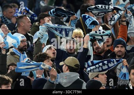 Rome, Italie. 20 décembre 2025. Les supporters du SS Lazio lors du match de football Serie A 2025/2026 entre le SS Lazio et l'US Cremonese au Stadio Olimpico à Rome (Italie), le 20 décembre 2025. Crédit : Insidefoto/Alamy Live News Banque D'Images