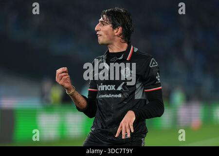 Rome, Italie. 20 décembre 2025. Tommaso Barbieri de l'US Cremonese lors du match de football Serie A 2025/2026 entre le SS Lazio et l'US Cremonese au Stadio Olimpico à Rome (Italie), le 20 décembre 2025. Crédit : Insidefoto/Alamy Live News Banque D'Images