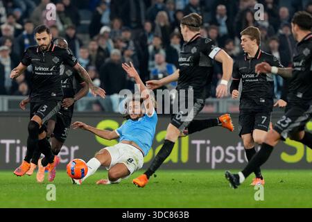 Rome, Italie. 20 décembre 2025. Matteo Guendouzi du SS Lazio lors du match de football Serie A 2025/2026 entre le SS Lazio et l'US Cremonese au Stadio Olimpico à Rome (Italie), le 20 décembre 2025. Crédit : Insidefoto/Alamy Live News Banque D'Images
