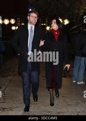 Rome, Italie. 20 décembre 2025. Rome, Angelica Donati assiste au dernier épisode de 'Dancing with the Stars' avec Vincenzo Miri. Crédit : Agence photo indépendante/Alamy Live News Banque D'Images