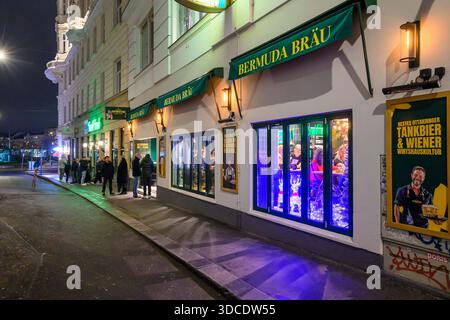 vienne, autriche, 19 décembre 2025, bar urbain krah krah dans la région bermudadreieck *** wien, österreich, 19. décembre 2025, stadtbar krah krah im gebiet bermudadreieck Copyright : xx Banque D'Images